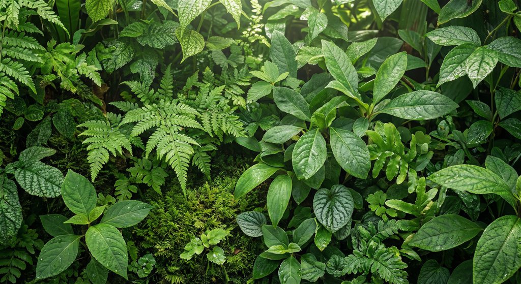 Plant leaves and foliage
